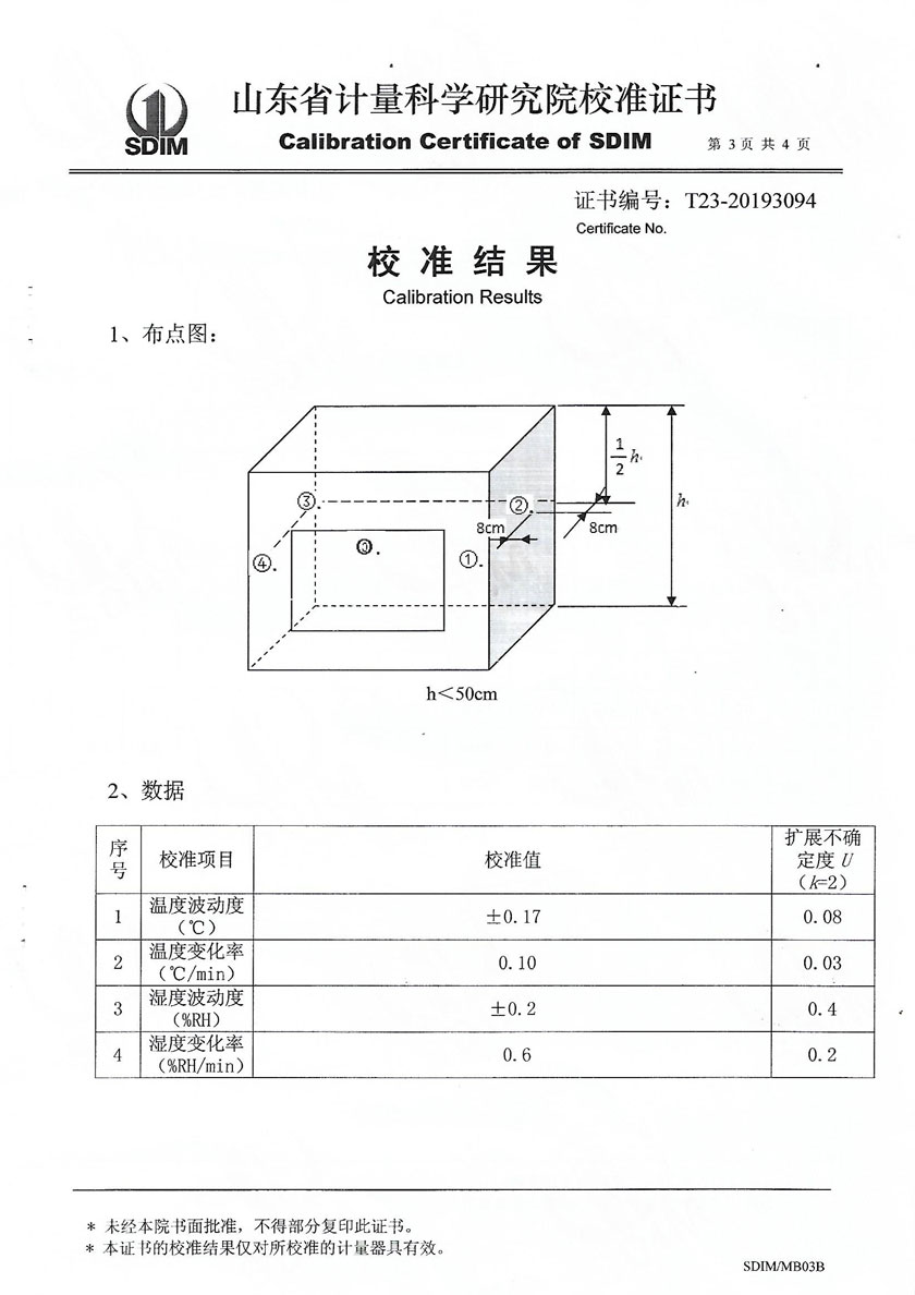 Portable Temperature and Humidity Test Chamber